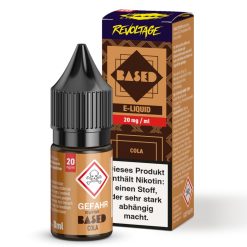 Revoltage BASED Cola Liquid – 8 ml Hybrid Nikotinsalz mit klassischem Cola-Aroma. Erhältlich in 0, 10 und 20 mg/ml. Fertig gemischt, sofort einsatzbereit für die E-Zigarette. Jetzt bei LETZ Go entdecken.