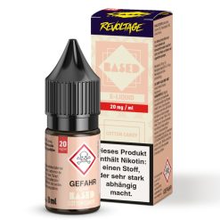 Revoltage BASED Cotton Candy Liquid – 8 ml Hybrid Nikotinsalz mit süßem Zuckerwatte-Aroma. Erhältlich in 0, 10 und 20 mg/ml. Fertig gemischt, sofort einsatzbereit für die E-Zigarette. Jetzt bei LETZ Go entdecken.