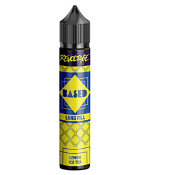 Revoltage BASED Lemon Ice Tea – 60-ml-Longfill mit 5 ml hochkonzentriertem Zitronen-Eistee-Aroma. Spritzige Zitrone trifft weiche Teebasis mit kühlem Abgang. Einfach mit Base und Nikotinshots auffüllen, schütteln und dampfen. Jetzt im letz-go-shop.de bestellen.