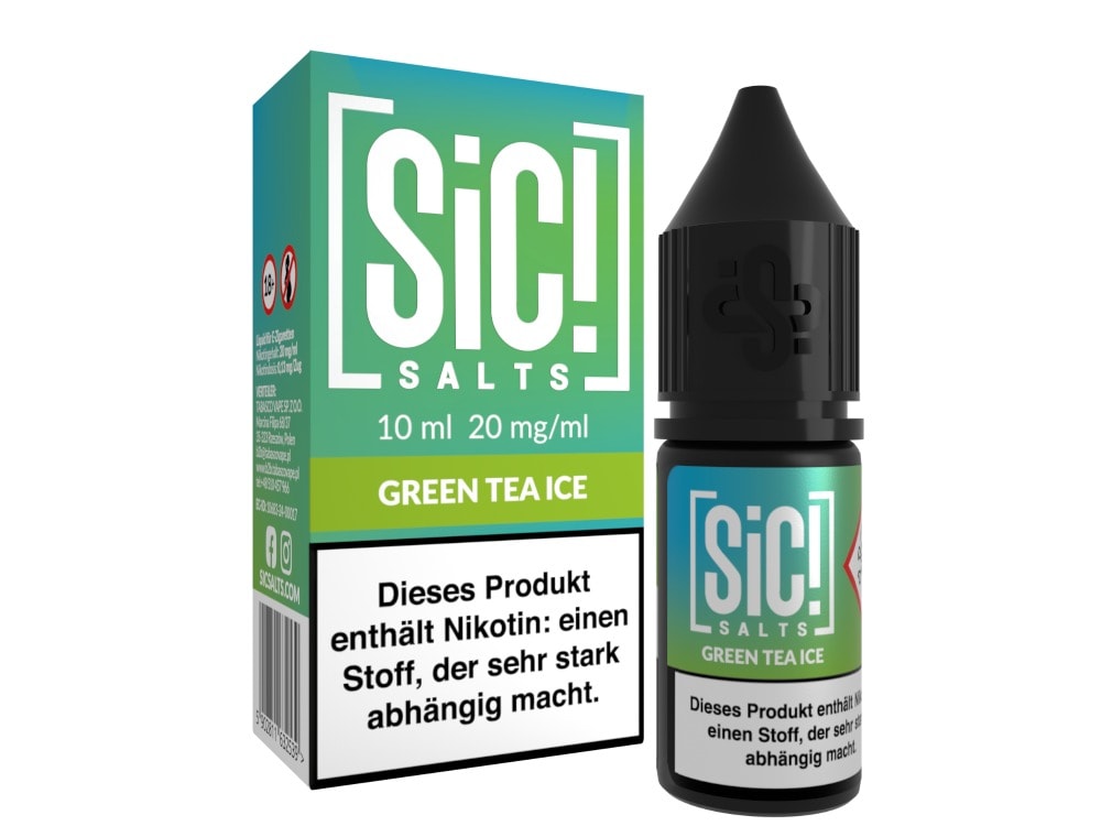 SiC! Salts Green Tea Ice Nikotinsalz Liquid 1 SiC! Salts Green Tea Ice Nikotinsalz Liquid