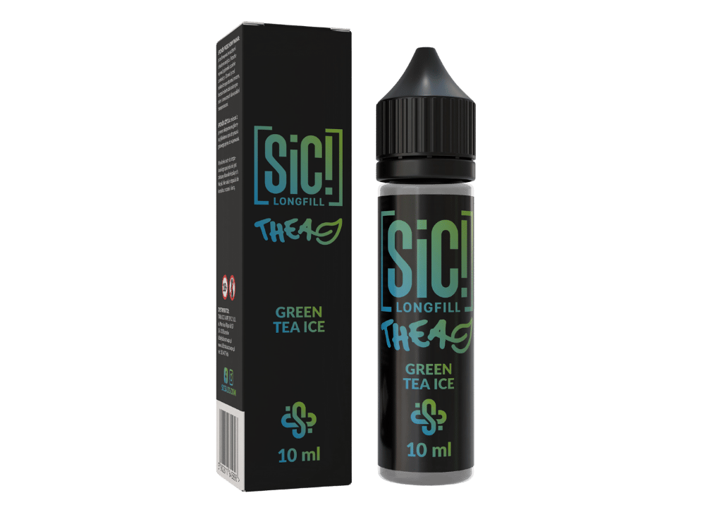 SiC! - Green Tea Ice - Longfill 10 ml 1 SiC! Green Tea Ice: 10 ml Longfill-Aroma mit grünem Tee und leichter Kühle in der 60 ml Flasche. Nur mit Basis und Shots gemischt verwenden.