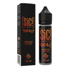 SiC! Hibiscus Tea Ice: 10 ml Longfill-Aroma mit Hibiskustee und kühler Note in der 60 ml Flasche. Nur mit Basis und Shots gemischt verwenden.