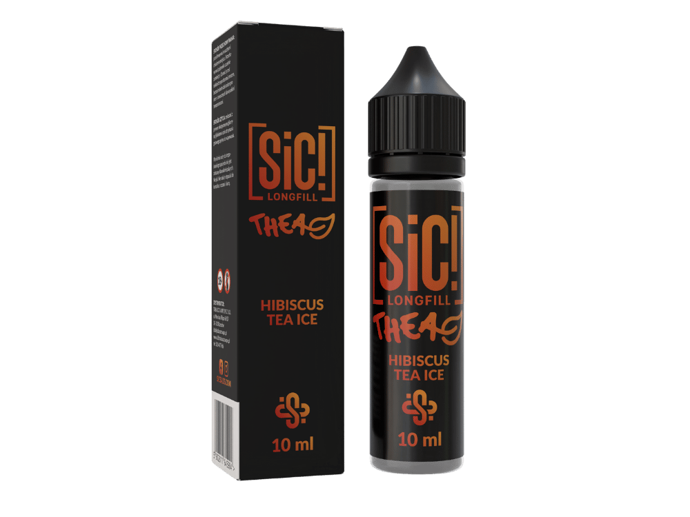SiC! - Hibiscus Tea Ice - Longfill 10 ml 1 SiC! Hibiscus Tea Ice: 10 ml Longfill-Aroma mit Hibiskustee und kühler Note in der 60 ml Flasche. Nur mit Basis und Shots gemischt verwenden.