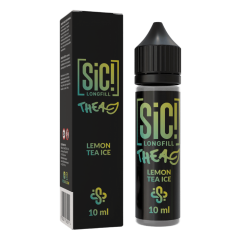 SiC! Lemon Tea Ice: 10 ml Longfill-Aroma mit Zitronentee und frischer Note in der 60 ml Flasche. Nur mit Basis und Shots gemischt verwenden.