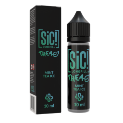 SiC! Mint Tea Ice: 10 ml Longfill-Aroma mit Minztee und frischer Note in der 60 ml Flasche. Nur mit Basis und Shots gemischt verwenden.