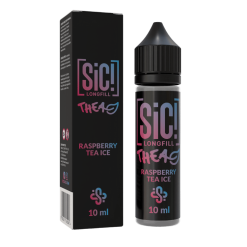 SiC! Raspberry Tea Ice: 10 ml Longfill-Aroma mit Himbeertee und frischer Note in der 60 ml Flasche. Nur mit Basis und Shots gemischt verwenden.