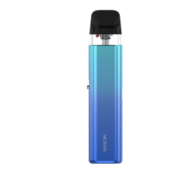 Smok Novo Go E-Zigaretten Set 3 E-Zigarette mit blauer Hülle und schwarzem Mundstück, ideal für Dampfer.