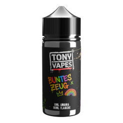 TNYVPS Buntes Zeug: 10 ml Longfill-Aroma in der 100-ml-Flasche mit saftigem Fruchtmix und süßem Kaugummi. Zum Auffüllen mit Base. Jetzt ansehen.
