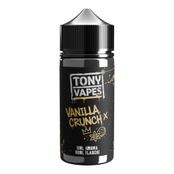 TNYVPS Vanilla Crunch von Tony Vapes: Butterscotch, Erdnussbutter, Pekannuss, Vanille und Creme. 10 ml Longfill-Aroma in der 100-ml-Chubby-Gorilla-Flasche. Jetzt ansehen.