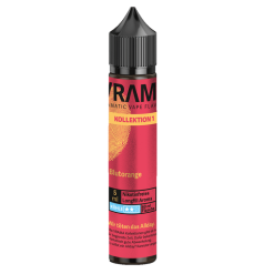 VRAMA Blutorange Longfill aus der Kollektion 1 mit 5 ml Aroma in der 60-ml-Flasche. Blutorange mit Kühlenote, unverdünnt nicht zum Dampfen geeignet. Mit Base und optional Nikotinshots auffüllen. Jetzt bei LETZ Go bestellen.