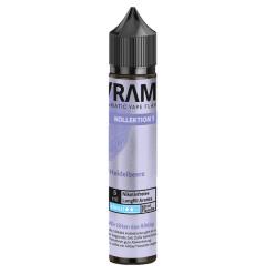 VRAMA Kollektion 1 Heidelbeere als Aroma-Konzentrat mit 5 ml in der 60-ml-Flasche. Heidelbeere mit Kühleffekt, nicht zum puren Dampfen geeignet. Mit Base und optional Nikotin-Shots mischen. Jetzt bei LETZ Go bestellen.