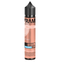 VRAMA Pfirsich Longfill aus der Kollektion 1 mit 5 ml Konzentrat in der 60-ml-Flasche. Pfirsich mit Kältekomponente, unverdünnt nicht zum Dampfen geeignet. Mit Base und optional Nikotin auffüllen. Jetzt bei LETZ Go bestellen.