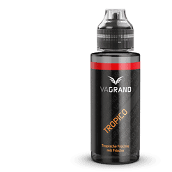 Das Vagrand Tropico Aroma überzeugt mit einem vollmundigen Geschmacksprofil aus tropischen Früchten und einer angenehmen Frische. Als Longfill mit 10 ml Konzentrat in einer 120 ml Flasche ist es ideal zum unkomplizierten Selbermischen. Einfach Base auffüllen, schütteln und genießen. Jetzt im letz-go-shop.de bestellen.