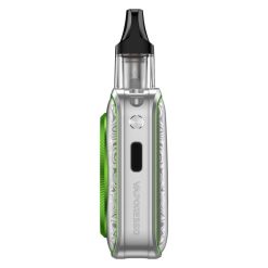 Elektronischer E-Zigaretten-Vape mit grünem Akzent, kompakt.