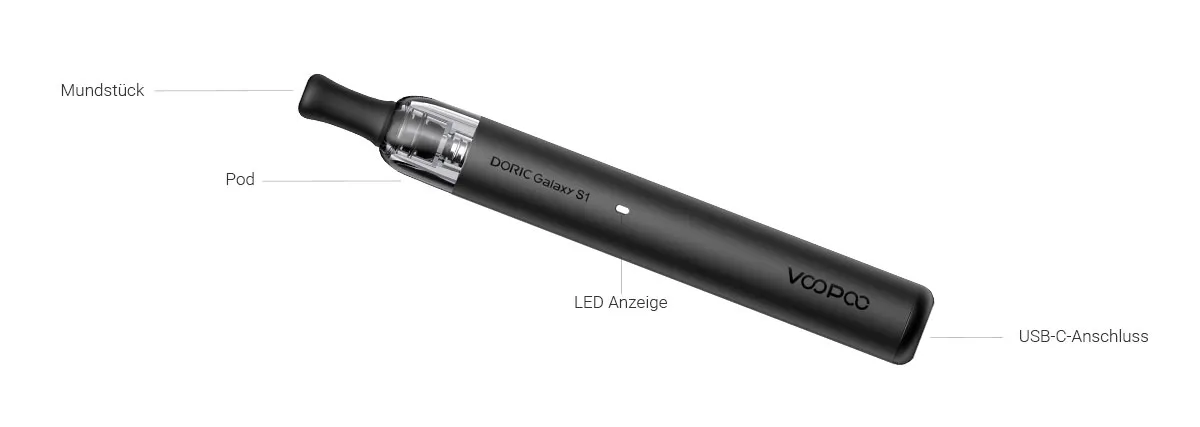 VooPoo Doric Galaxy S1 E-Zigaretten Set