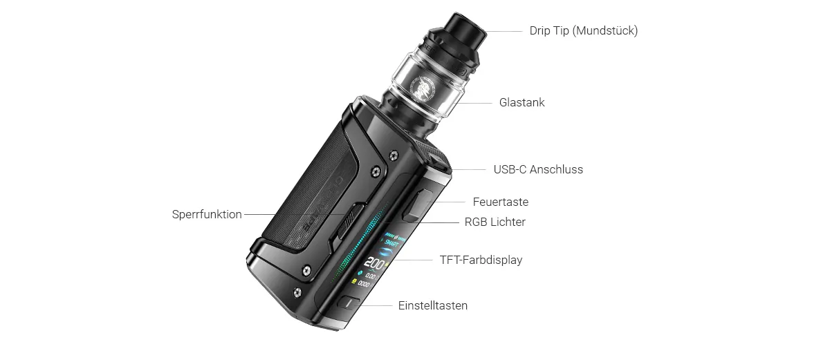 GeekVape Aegis Legend 5 E-Zigaretten Set