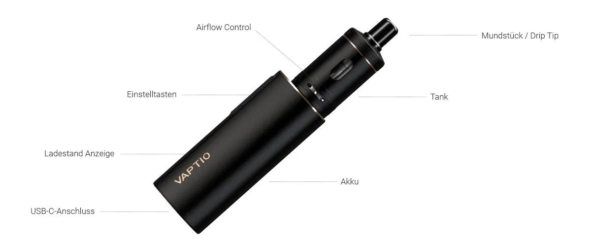 Vaptio Cosmo 2 Plus E-Zigaretten Set