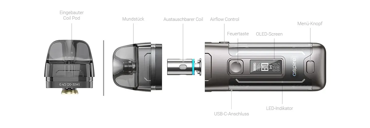 Aspire Veynom Air E-Zigaretten Set