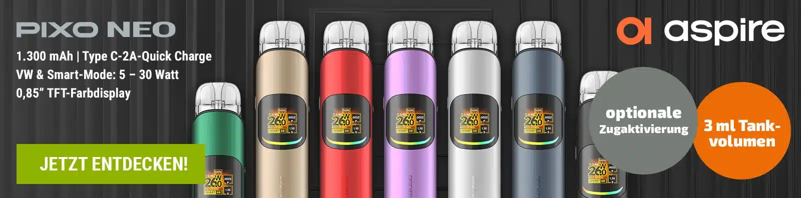 Aspire Pixo Neo E-Zigaretten Set