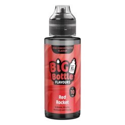 Großer E-Zigaretten-Aroma-Flasche mit rotem Rocket-Geschmack, 10 ml.