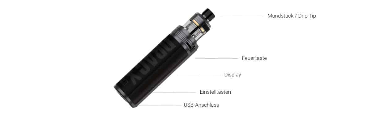 VooPoo Drag X Pro E-Zigaretten Set Detail