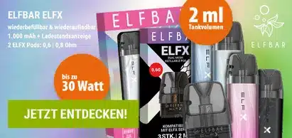Elfbar Elfx E-Zigaretten Set