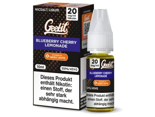 GeekVape - Geekit - Blueberry Cherry Lemonade - Nikotinsalz Liquid