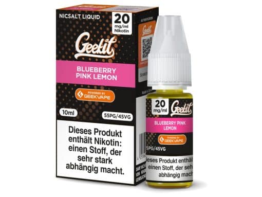 GeekVape - Geekit - Blueberry Pink Lemon - Nikotinsalz Liquid