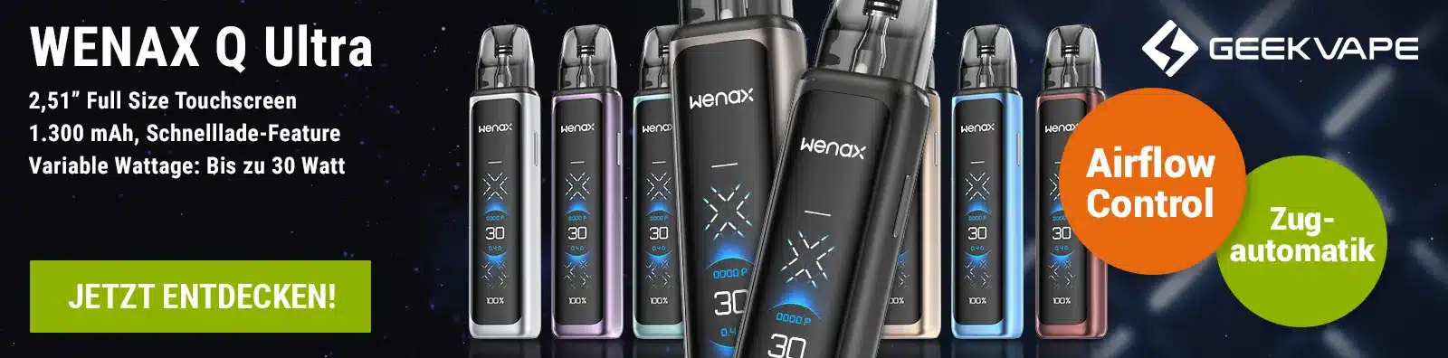 GeekVape Wenax Q Ultra E-Zigaretten Set
