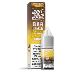 Just Juice Bar Banana – Nikotinsalz Liquid 10 ml | 10 & 20 mg/ml