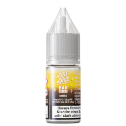 Just Juice - Bar - Banana 3 Just Juice Bar Banana – Nikotinsalz Liquid 10 ml | 10 & 20 mg/ml