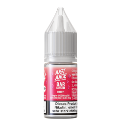 Just Juice Bar Cherry – Nikotinsalz Liquid 10 ml | 10 & 20 mg/ml