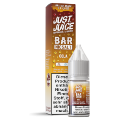 Just Juice - Bar - Cola 3 Just Juice Bar Cola – Nikotinsalz Liquid 10 ml | 10 & 20 mg/ml