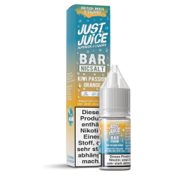 Just Juice Bar Kiwi Passion Orange – Nikotinsalz Liquid 10 ml | 10 & 20 mg/ml