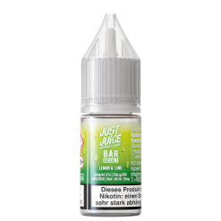 Just Juice - Bar - Lemon & Lime 3 Just Juice Bar Lemon Lime – Nikotinsalz Liquid 10 ml | 10 & 20 mg/ml