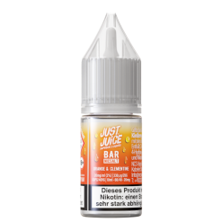 Just Juice - Bar - Orange & Clementine 3 Just Juice Bar Orange & Clementine – Nikotinsalz Liquid 10 ml | 10 & 20 mg/ml