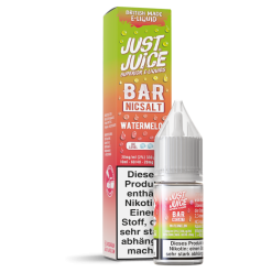 Just Juice Bar Watermelon – Nikotinsalz Liquid 10 ml | 10 & 20 mg/ml