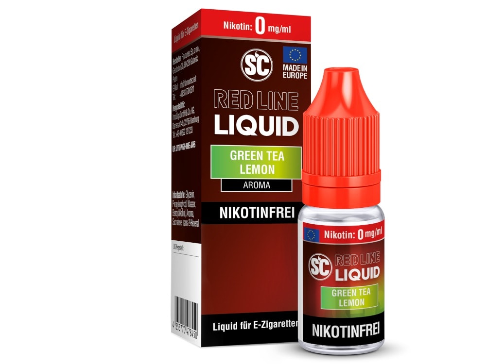 SC - Red Line - Green Tea Lemon - Nikotinsalz Liquid 1 SC - Red Line - Green Tea Lemon - Nikotinsalz Liquid