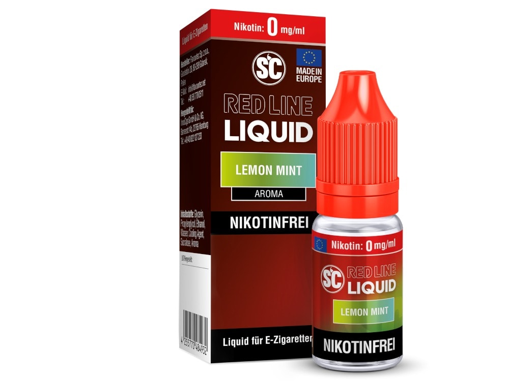 SC - Red Line - Lemon Mint - Nikotinsalz Liquid 1 SC - Red Line - Lemon Mint - Nikotinsalz Liquid