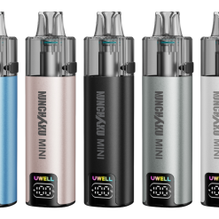 Uwell Nunchaku Mini E-Zigaretten Set 3 Uwell Nunchaku Mini E-Zigaretten Set: kompaktes Pod-System mit 10 ml Tankvolumen, 1000 mAh Akku, bis zu 16 Watt und 0,8 Ohm Mesh-Coil. Type-C USB Ladeanschluss, Prozentanzeige per Display und volle Kompatibilität zu Uwell Nunchaku 10000 Pods. Jetzt bei LETZ Go entdecken.