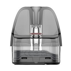 E-Zigaretten Pod-System mit transparentem Gehäuse, kompakt und modern.