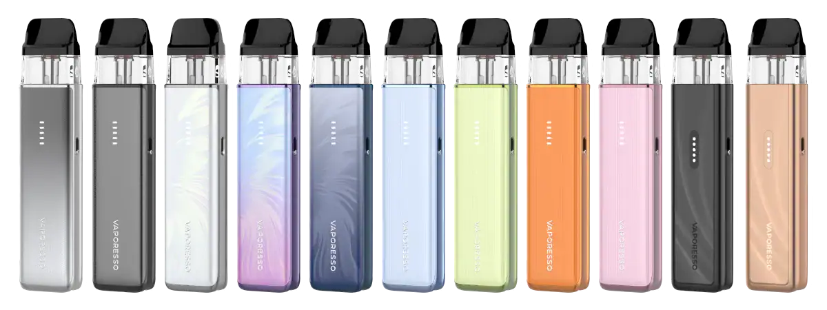Vaporesso XROS 6 Mini Pod-Set mit 1600 mAh Akku, 30 Watt, 0,6 Ohm COREX Pod, Top-Filling und Airflow Control. Kompakt, alltagstauglich und kompatibel mit der gesamten XROS-Serie.